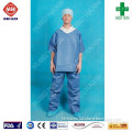 Nonwoven disposable shirts and pants
